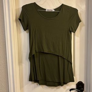 Latched mama nursing tee